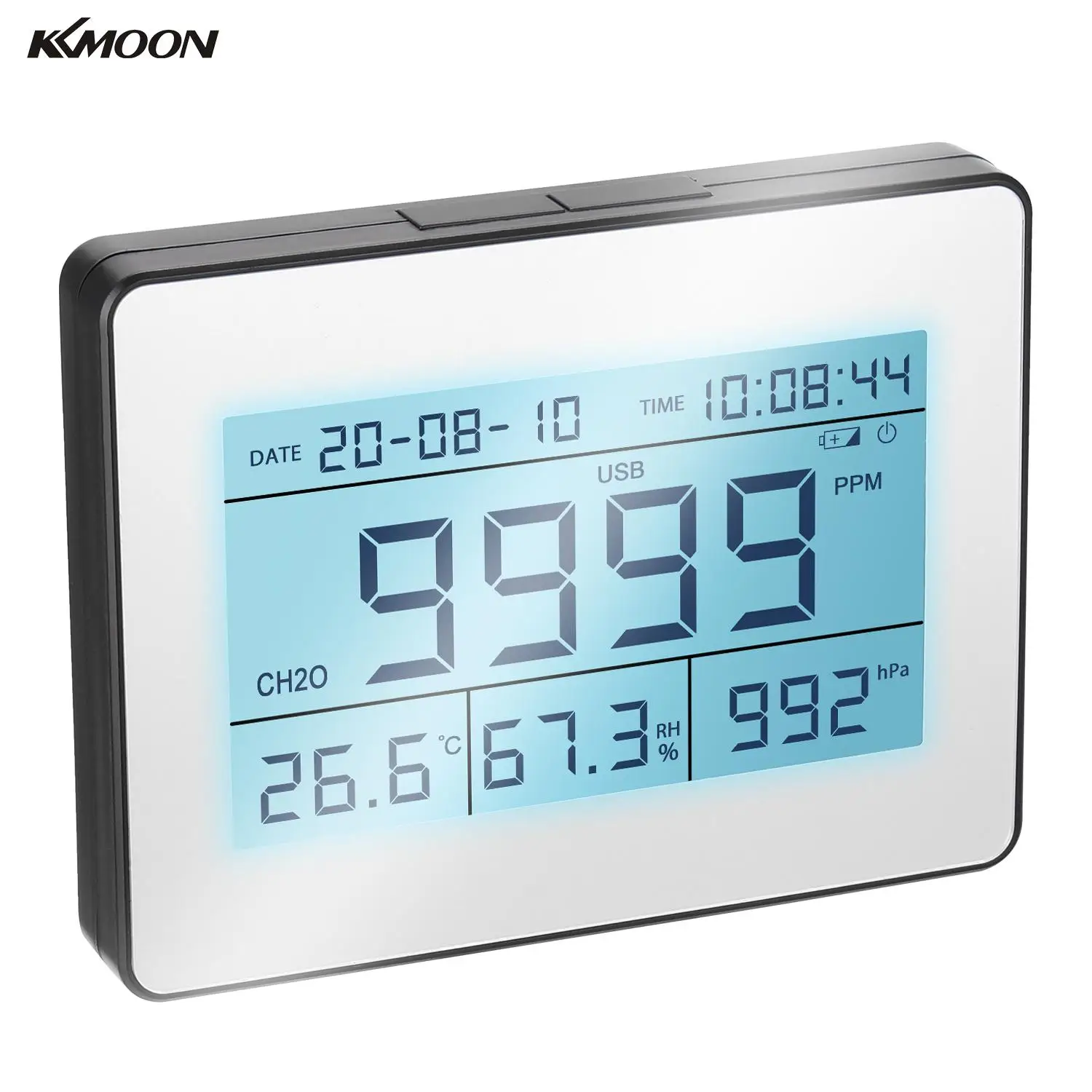 Профессиональный детектор газа формальдегида KKMOON с ЖК дисплеем анализатор