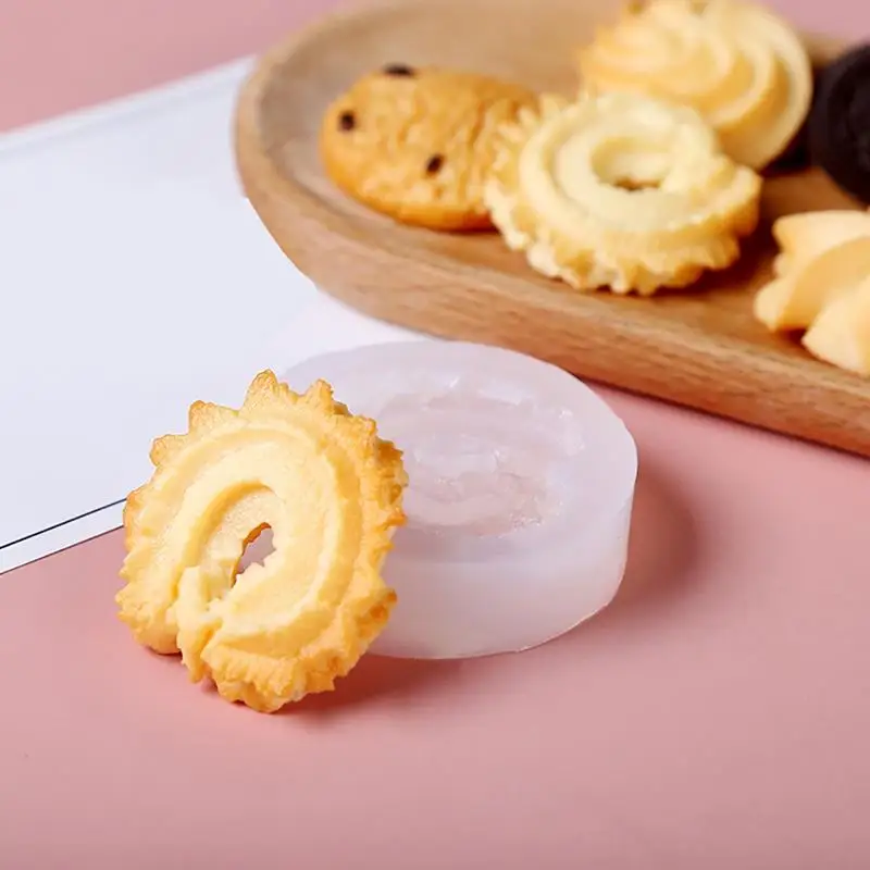 

1Pcs Reusable Cookie Silicone Mold Non-Stick Cookie Shape Chocolate Mold Reusable Durable DIY Baking Mold Pastry Tools