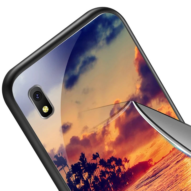 Для samsung Galaxy J4Plus M10 M20 M30 Note9 закаленное Стекло чехол A10 A20 A30 A40 A50 A6S A70 A8S A80 A90 противоударный чехол-держатель