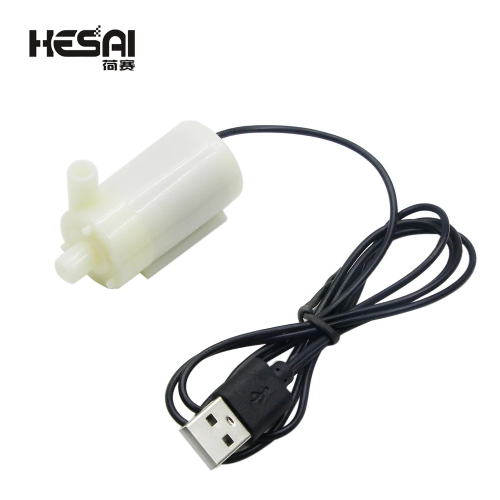 Фото Погружной водяной мини-насос, 5 в постоянного тока, USB, Бесщеточный насос с низким уровнем шума, 120 л/ч №3