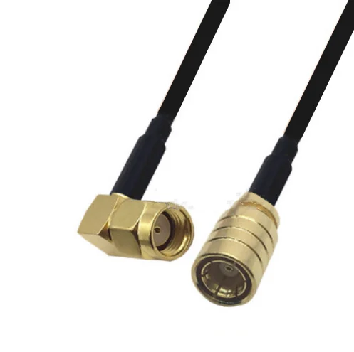 

RG174 Cable RP-SMA Male Right Angle to SMB Female Extension Coax Jumper Pigtail WIFI Router Antenna RF Coaxial Cable