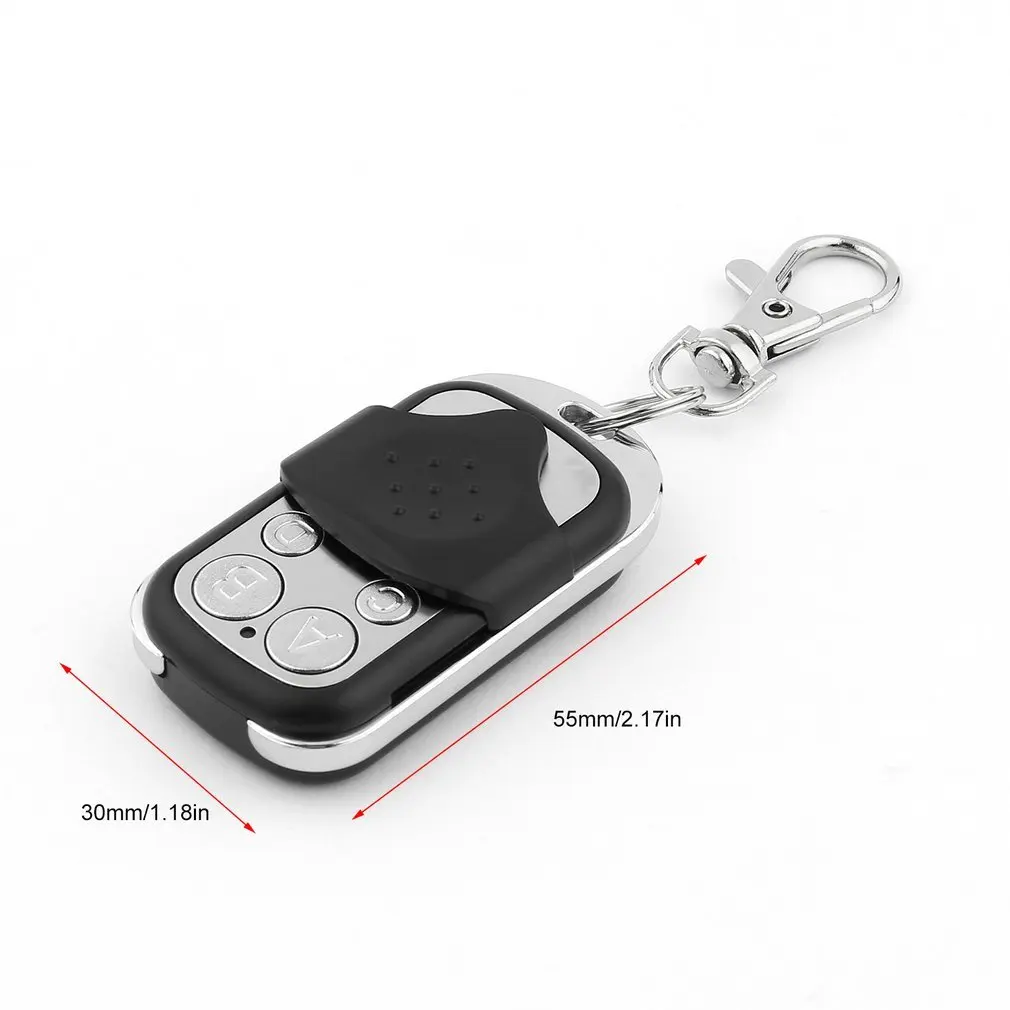 

868MHz Universal Copy Wireless Remote Control 4 Key Metal Cloning Remote Controller For Electric Gate Garage Door Remote Key