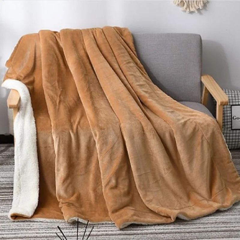 Плюшевое Флисовое одеяло в полоску супер мягкое фланелевое однотонное