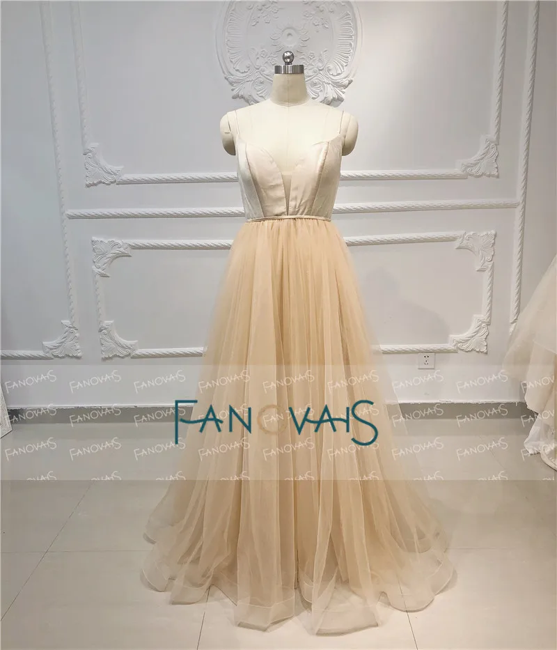 Шампанское "Бордовые вечерние платья бархат Tulle выпускного вечера vestidos de fiesta de noche вечернее платье abiye gece elbisesi " - Цвет: Шампанское
