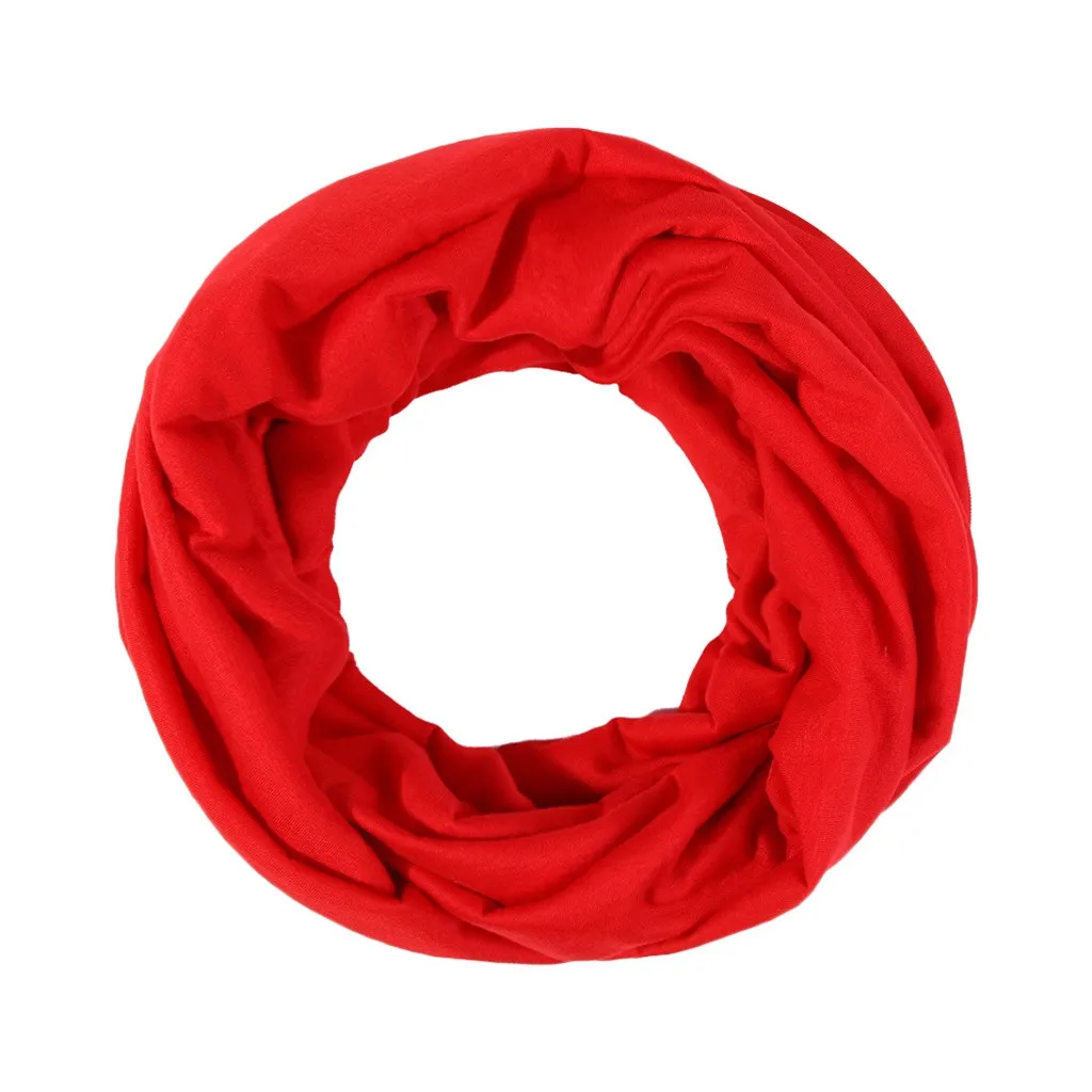 Унисекс шарфы для влюбленных зимние одноцветные теплые петля шарф на молнии шаль