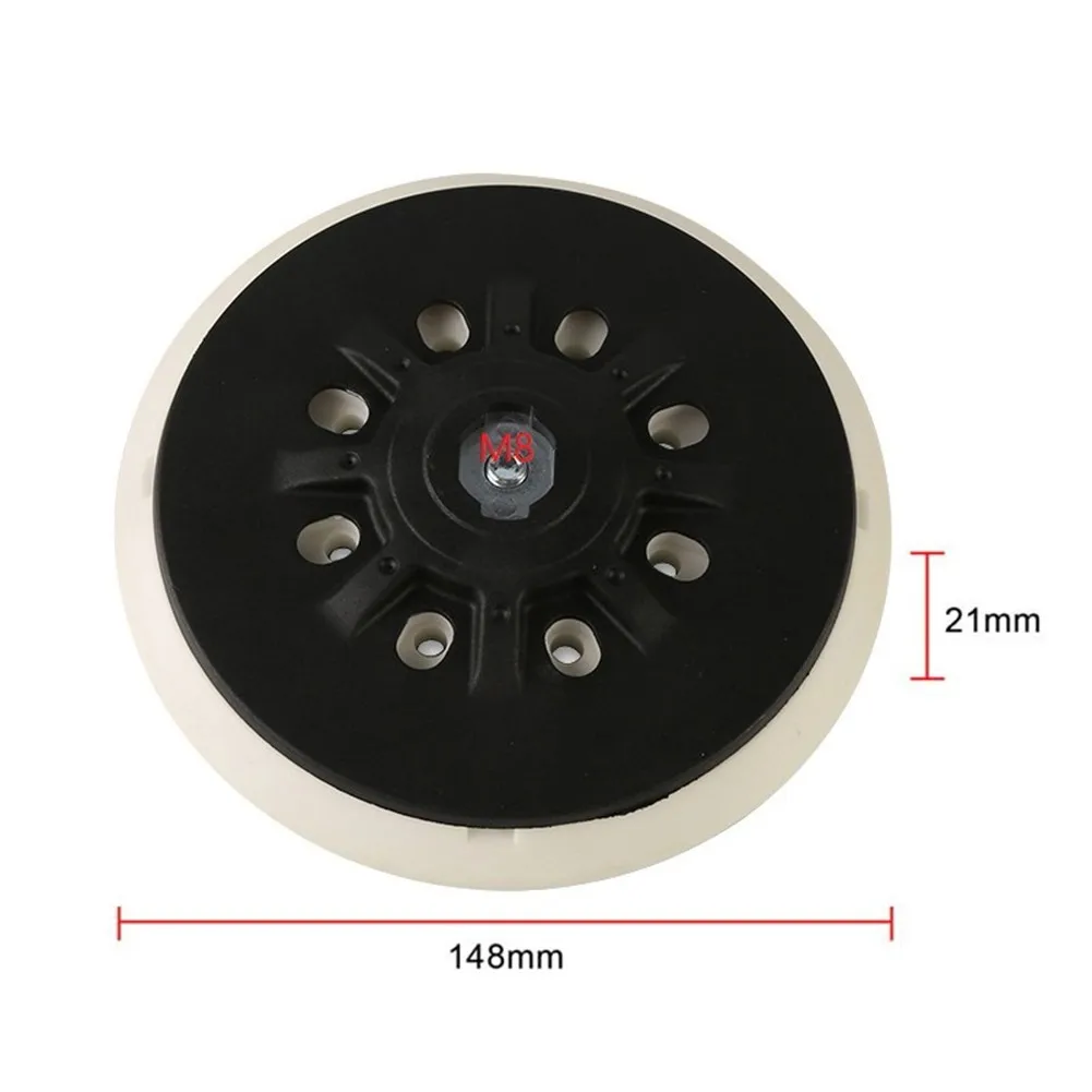 

2pcs Soft Interface Pad 6 Inch 150mm 48 Holes Buffer Sponge For For Sanding Pads Automobiles Motorcycles Abrasive Tools