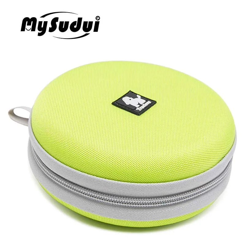 Yellow MySudui Truelove Складная миска для собак, миска для еды, водонепроницаемая миска для путешествий, миски для еды для кошек, поилка для собак - Цвет: Yellow