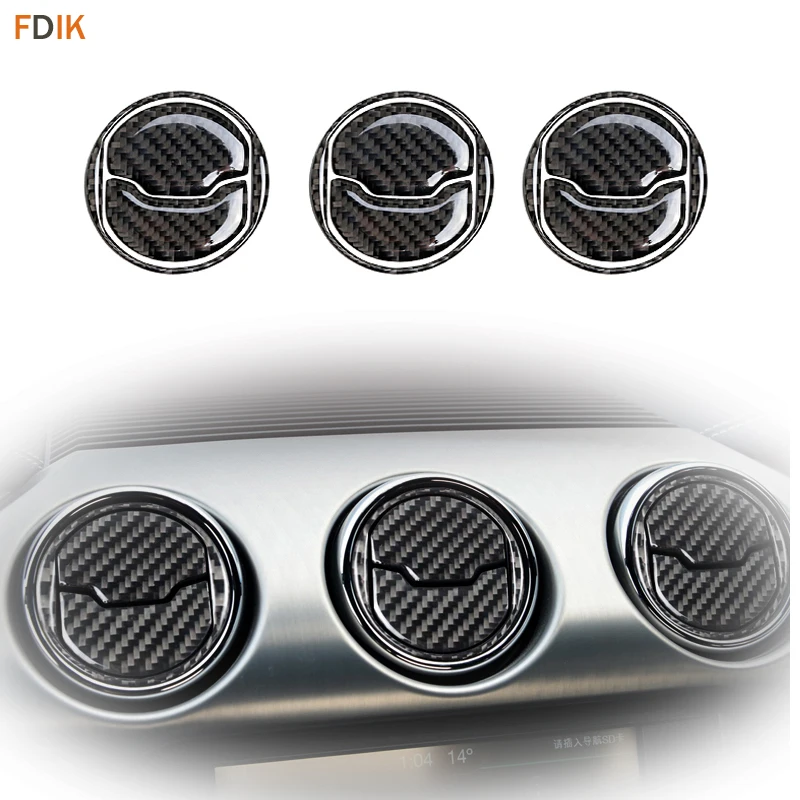 Внутренняя панель из натурального углеродного волокна Центральная решетка для