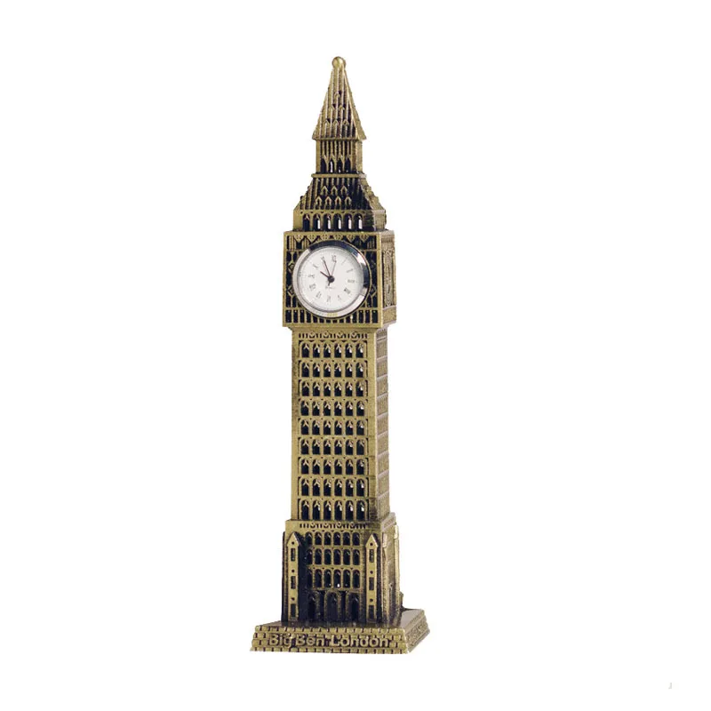 

Home Decoration Accessories Metal London Big Ben Mold Desk Table British Cathedral Souvenirs Creative Gifts Festival Pendulum