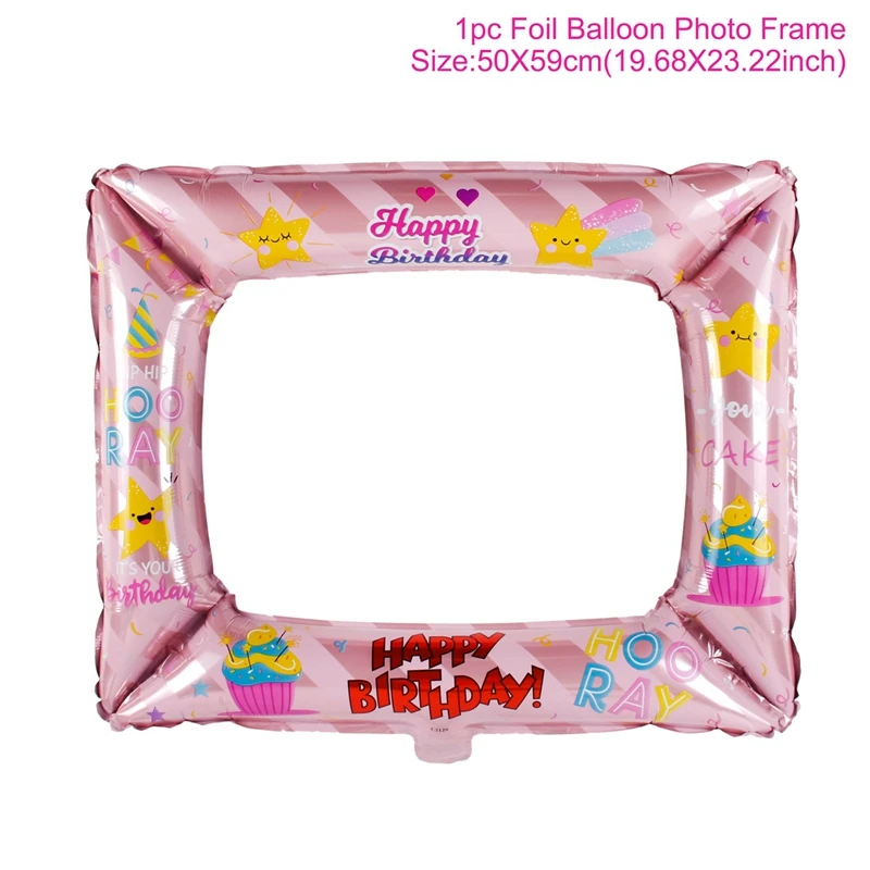 photo frame 1 FENGRISE бумага забавные для фотобудки рамка фото стенд реквизит рамка для дня рождения Дети Семья Свадебные украшения события вечерние принадлежности - Цвет: photo frame 1