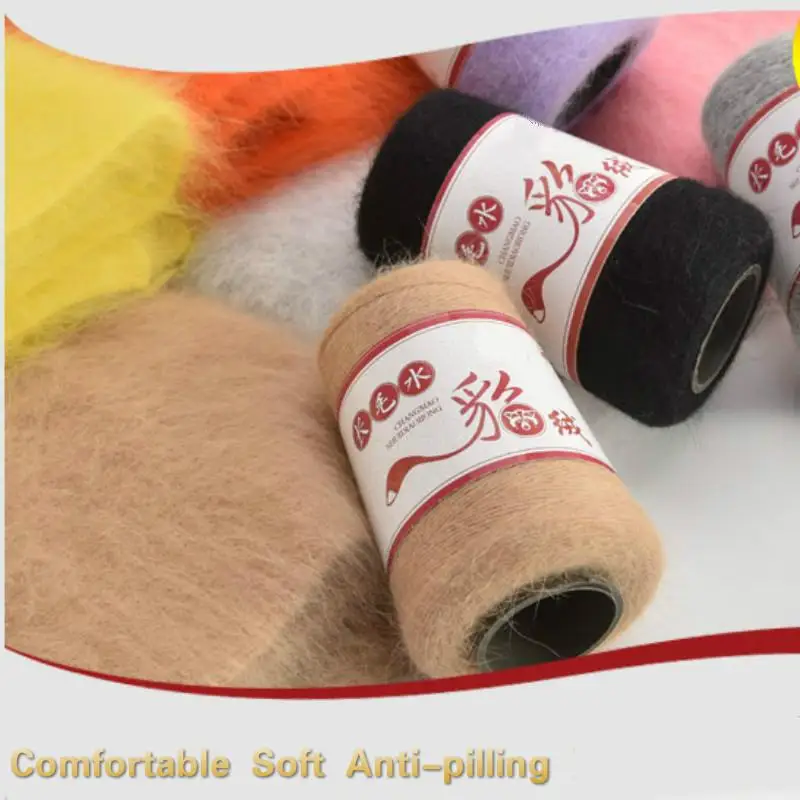 100 + 40 г длинная плюшевая ручная вязка норковая кашемировая пряжа высокое