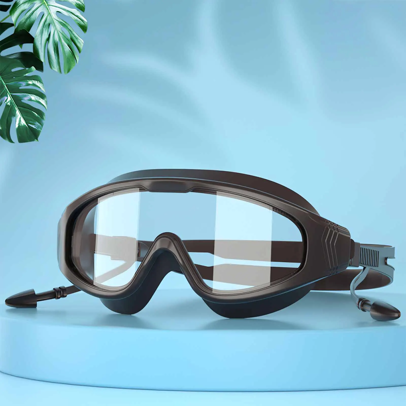 

Профессиональный Взрослый Анти-туман линзы с защитой от ультрафиолетовых лучей для мужчин и женщин, очки для плавания Водонепроницаемый ре...