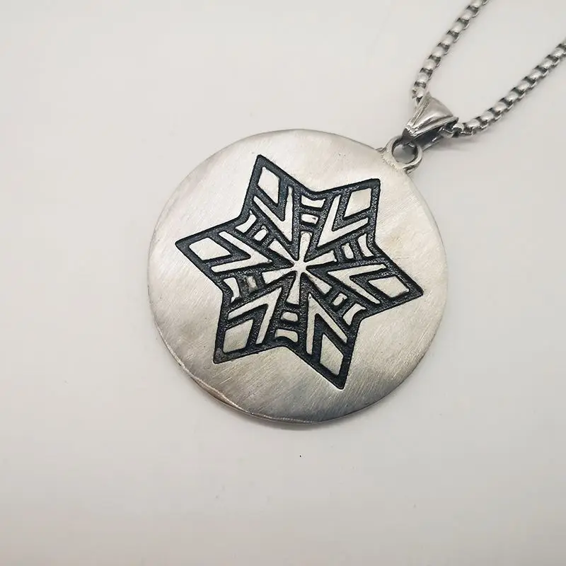 Новые еврейские ювелирные изделия Magen Звезда Давида кулон ожерелье 2 тона