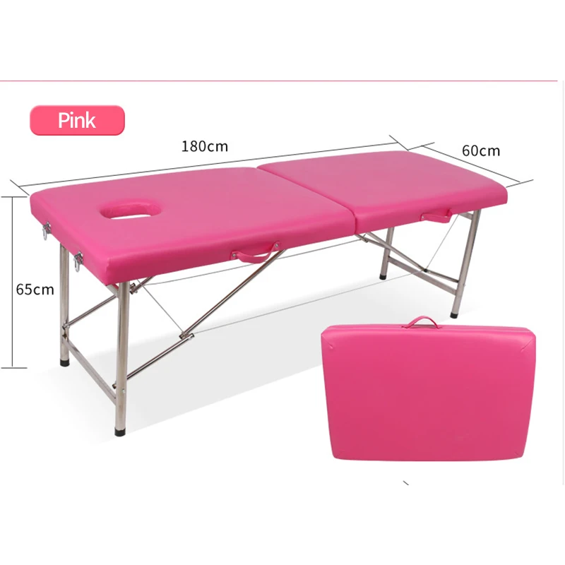 

2020 Foldable massage bed beauty face hole massage therapy table china