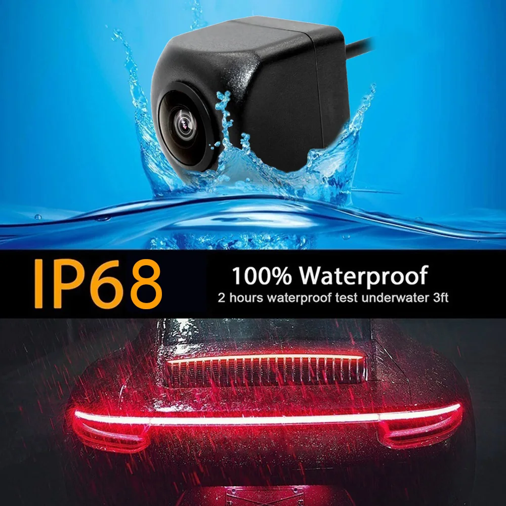 

Car Rear View Camera 8 LED Night Vision Reversing Auto Parking Monitor AHD 1080P Suitable for Car Android Multimedia Player