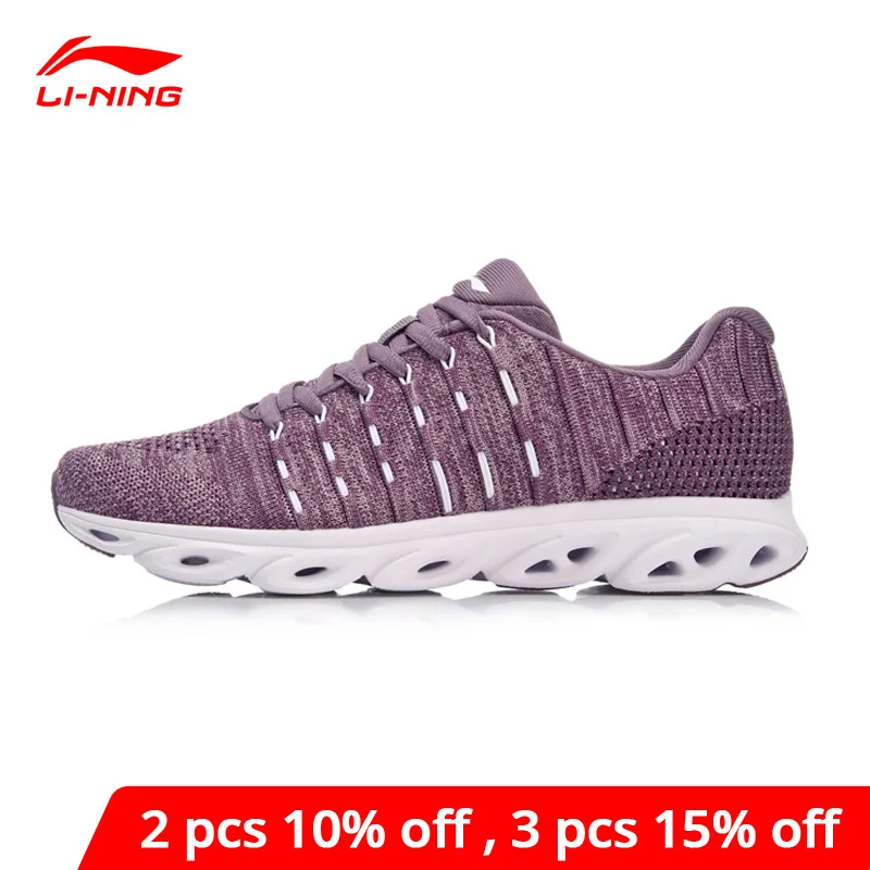 Женские беговые кроссовки LN ARC Li-Ning дышащие с подкладкой креплением на светильник