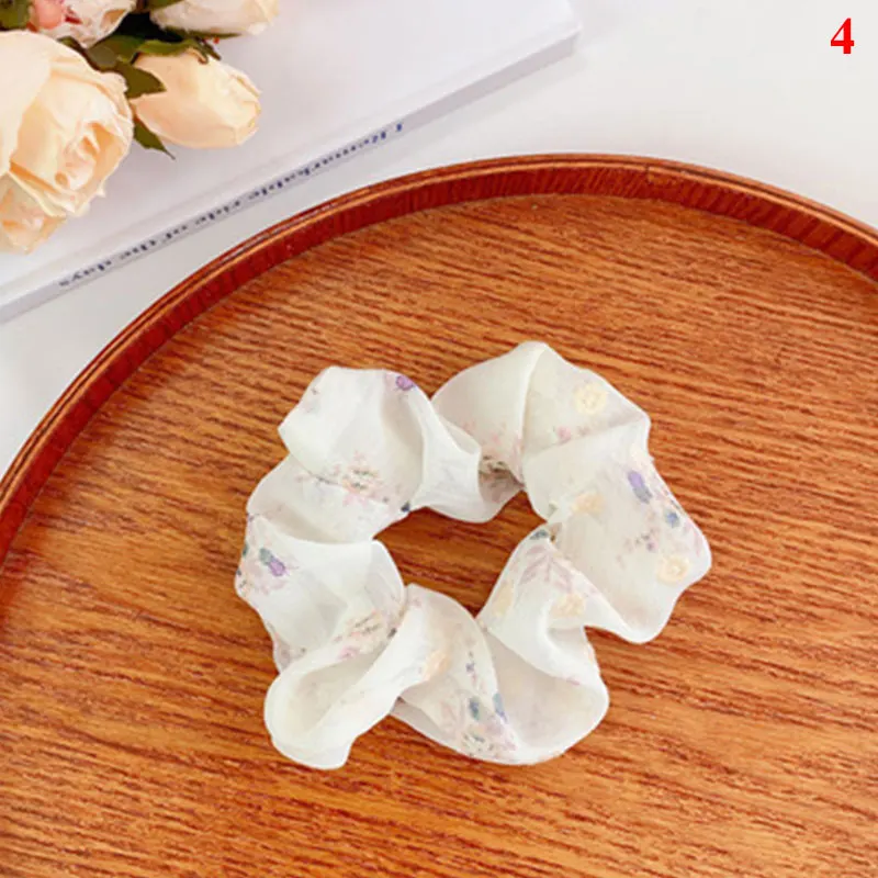 

Fashion Popular Sweet Flowers Bow Scrunchies Barrettes Hair Accessories Elastic Hair Ring Hair Clips Ponytail Holder Rubber Band