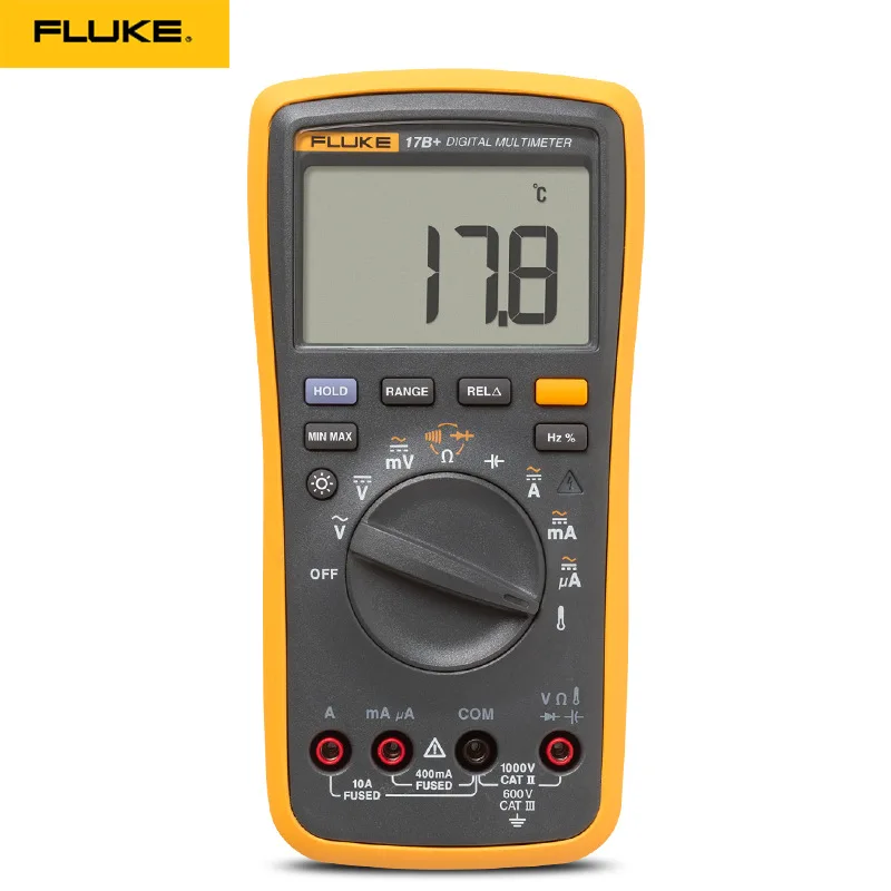 Мультиметр Fluke 15B +/Fluke 17B 18B +/Fluke12E + цифровой мультиметр DMM AC/DC/R/C проверка напряжения