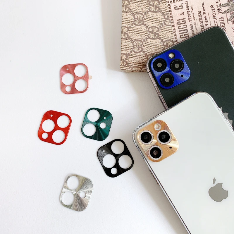 Защита для объектива камеры кольцевой чехол iPhone 11 Pro металлический защитный