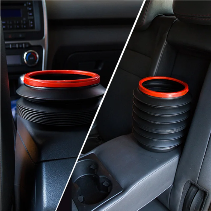 NEW Car Trash Can Foldable Auto Storage Bag Accessories for Hyundai IX35 IX45 Sonata Verna Solaris Elantra Tucson Mistra | Автомобили и