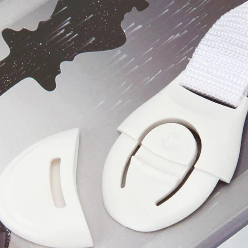 

10 Pieces Of Child Protection Lock Long Drawer Door Cabinet Lock Plastic Child Protection Lock Door Lock