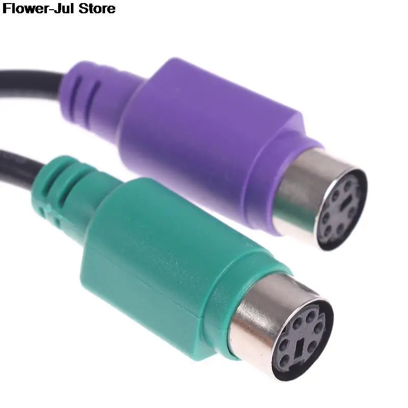 1 шт. USB к PS/2 PS2 Кабель-адаптер мужчина Женский конвертер Шнур клавиатура Мышь