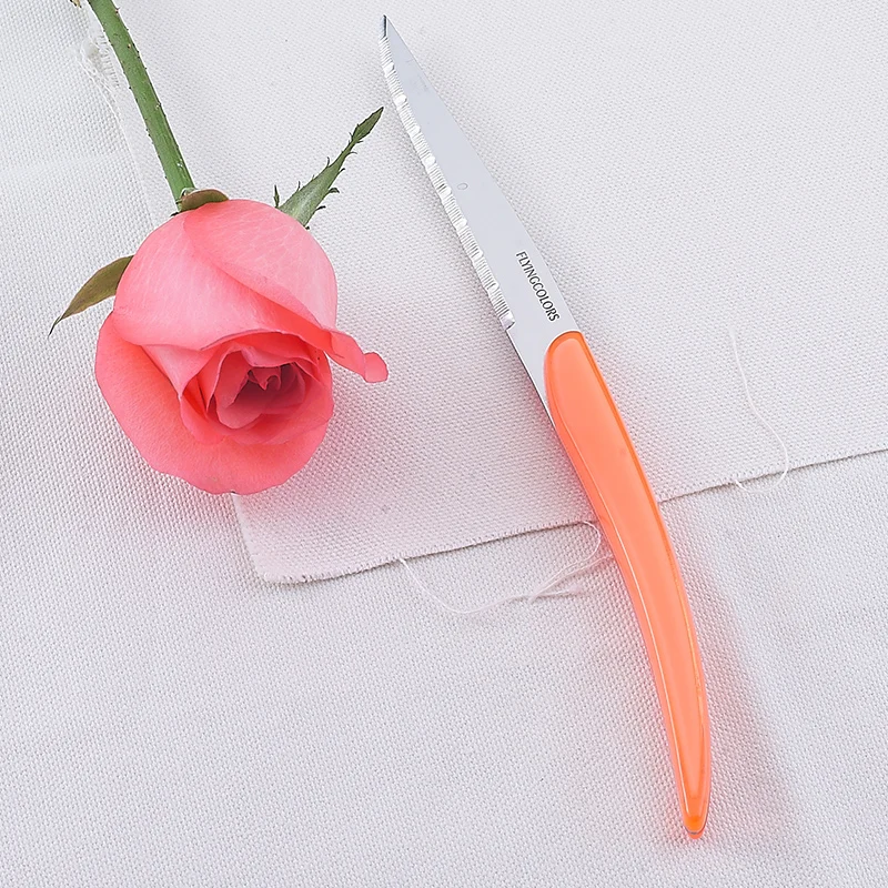 6 шт Радуга ножей для стейка свадебный подарок многоцветный ужин Ножи