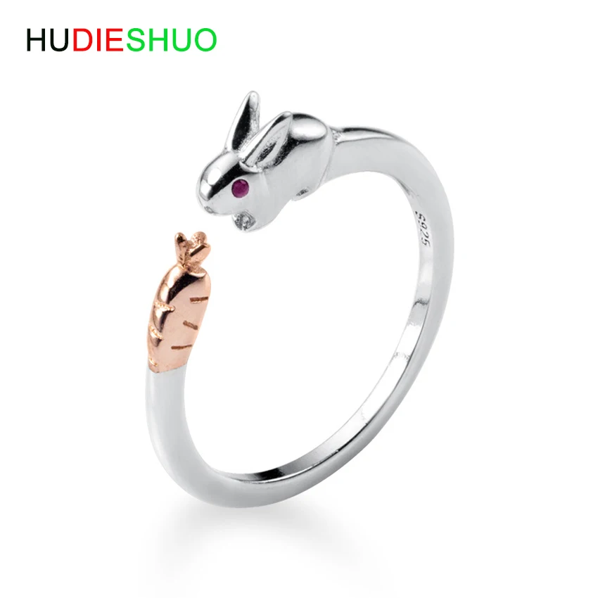 Симпатичные и милые кольца в виде животных серебряного цвета открытые