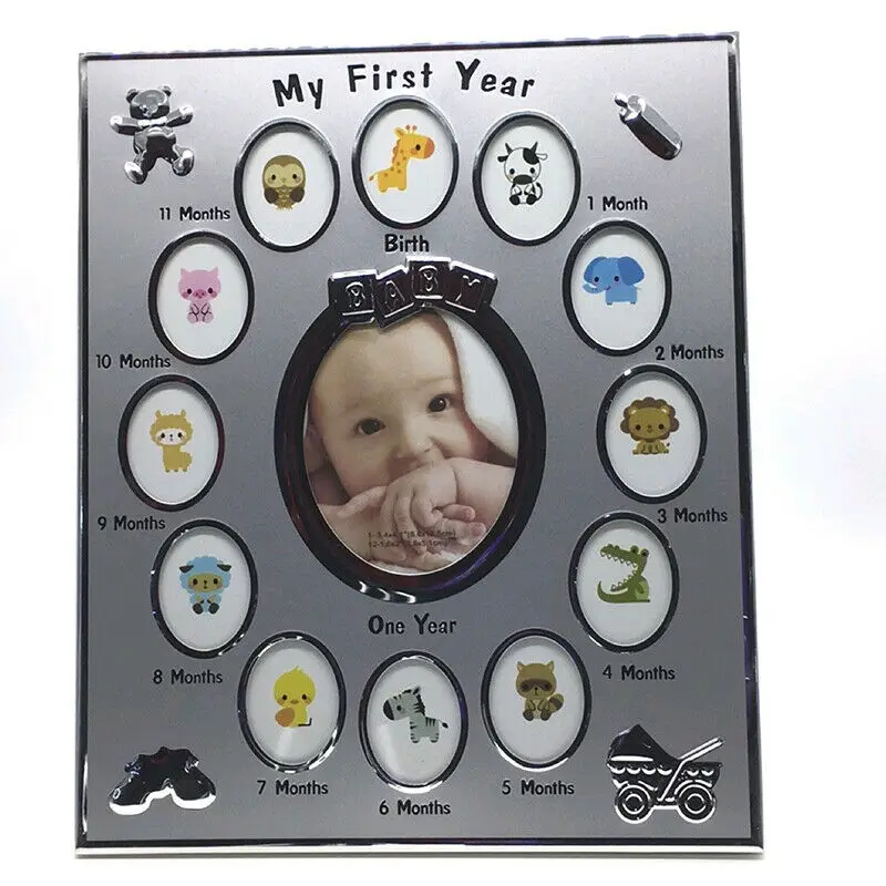 Фоторамки MY FIRST YEAR DIY Baby Growth 12 месяцев дисплей для фотографий домашний декор