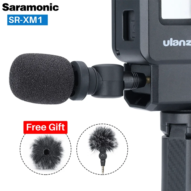 Saramonic SR XM1 GoPro Vlog Setup беспроводной видео микрофон Ulanzi V2 Холодный башмак корпус