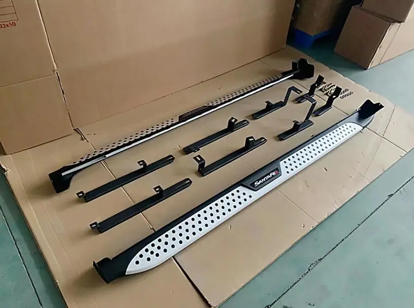 

NEW High Quality Aluminum alloy Running Boards Side Step Bar Pedals Fits For Hyundai Santa Fe ix45 2019 2020 2021