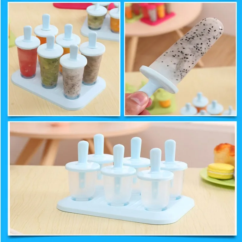 Новые DIY формы для мороженого, желе, форма для мороженого, инструменты для мороженого, форма для мороженого с палочками для мороженого и поддоном, формы для льда
