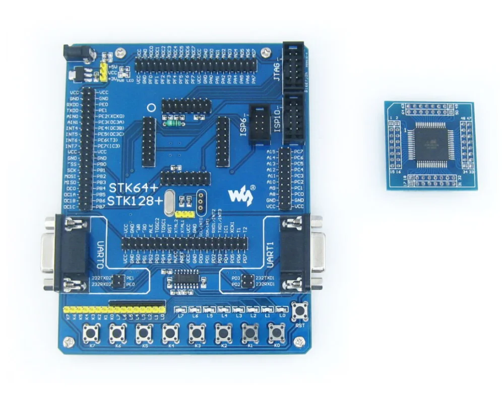 STK64 + Premium # ATmega64 ATmega64A ATMEL AVR комплект для разработки 2 ядра ATmega64A-AU | Компьютеры и