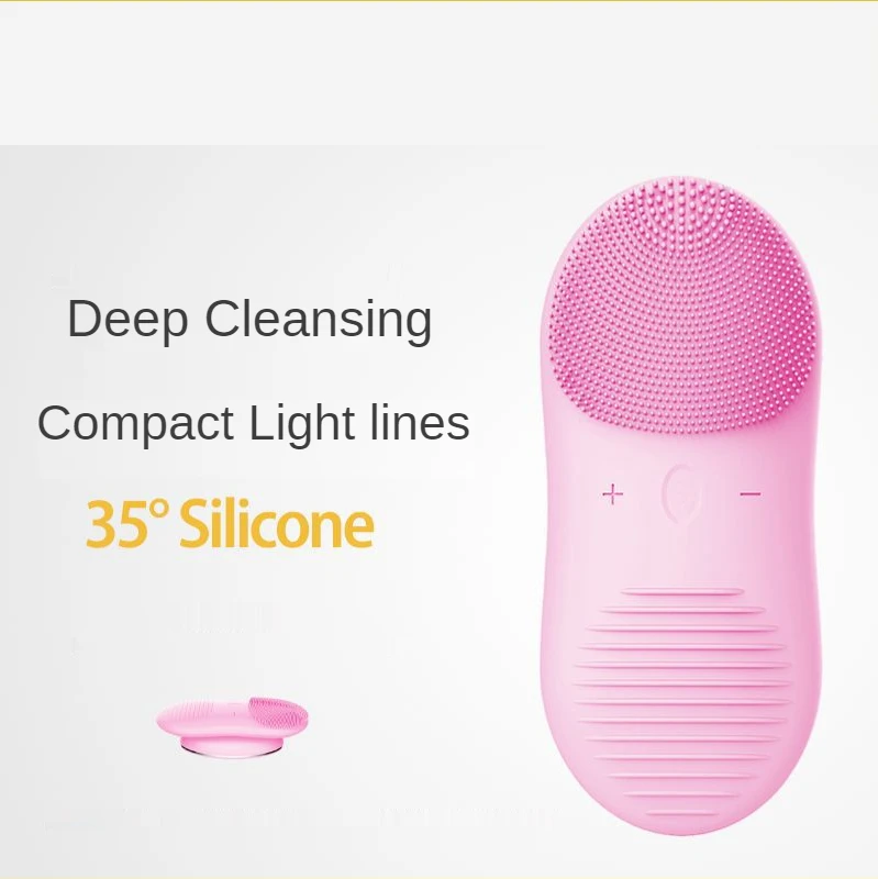 

New Silicone Sonic Electric Facial Cleaner Facial Cleaner Facial Cleansing Brush Facial Cleansing Brush