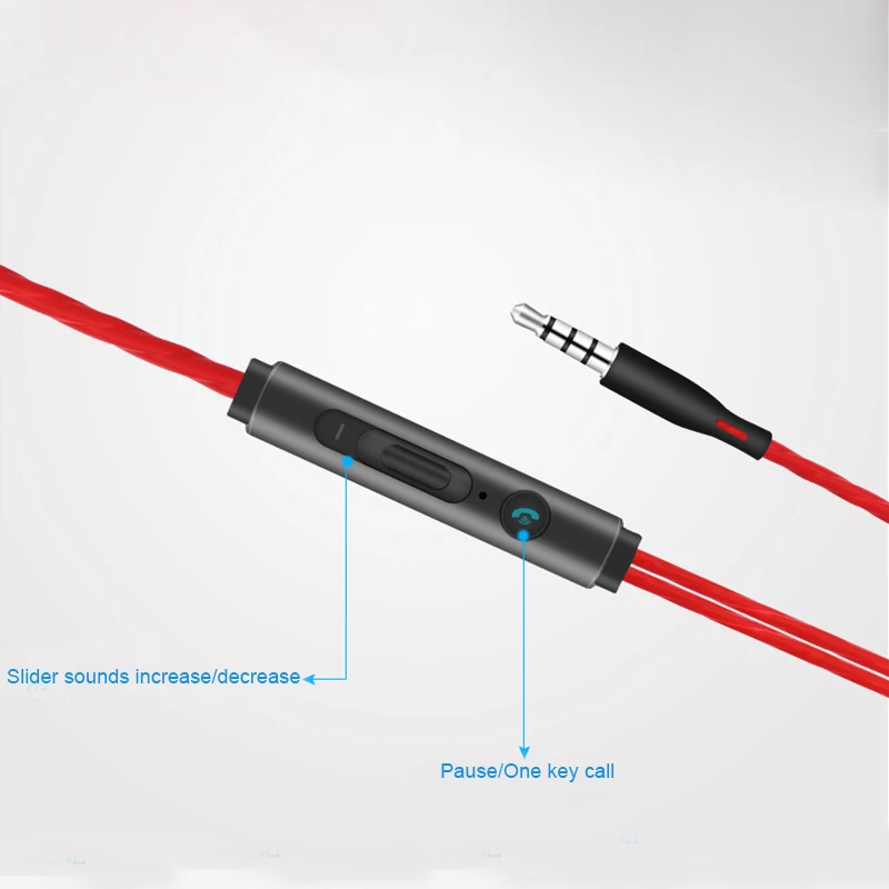 Металлические проводные наушники для Мобильный телефон компьютер Универсальная