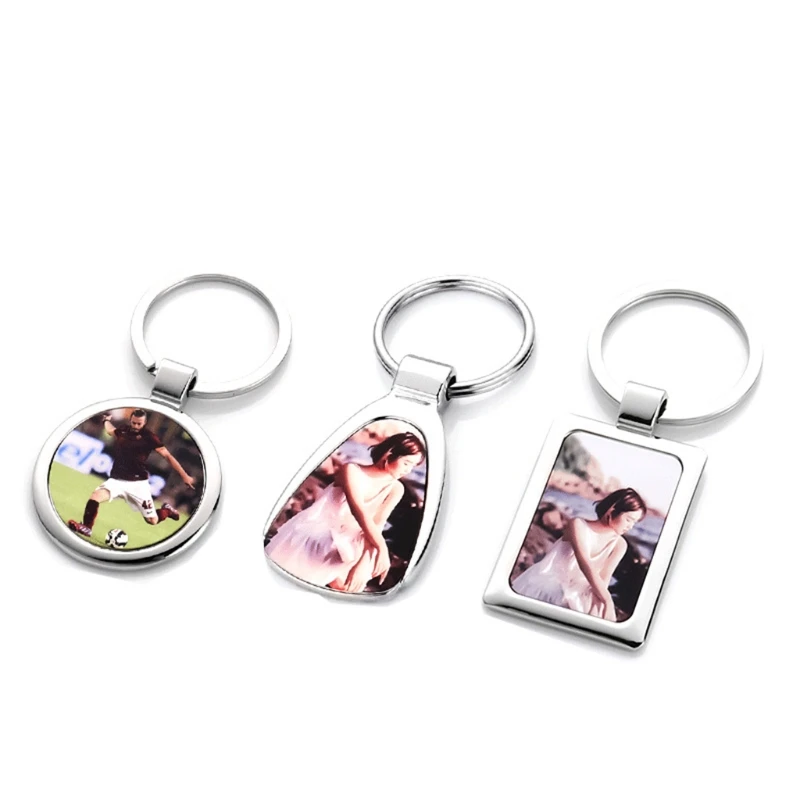 

D55D Thermal Transfer Keychain Board Ornaments DIY Heat Transfer Keychains