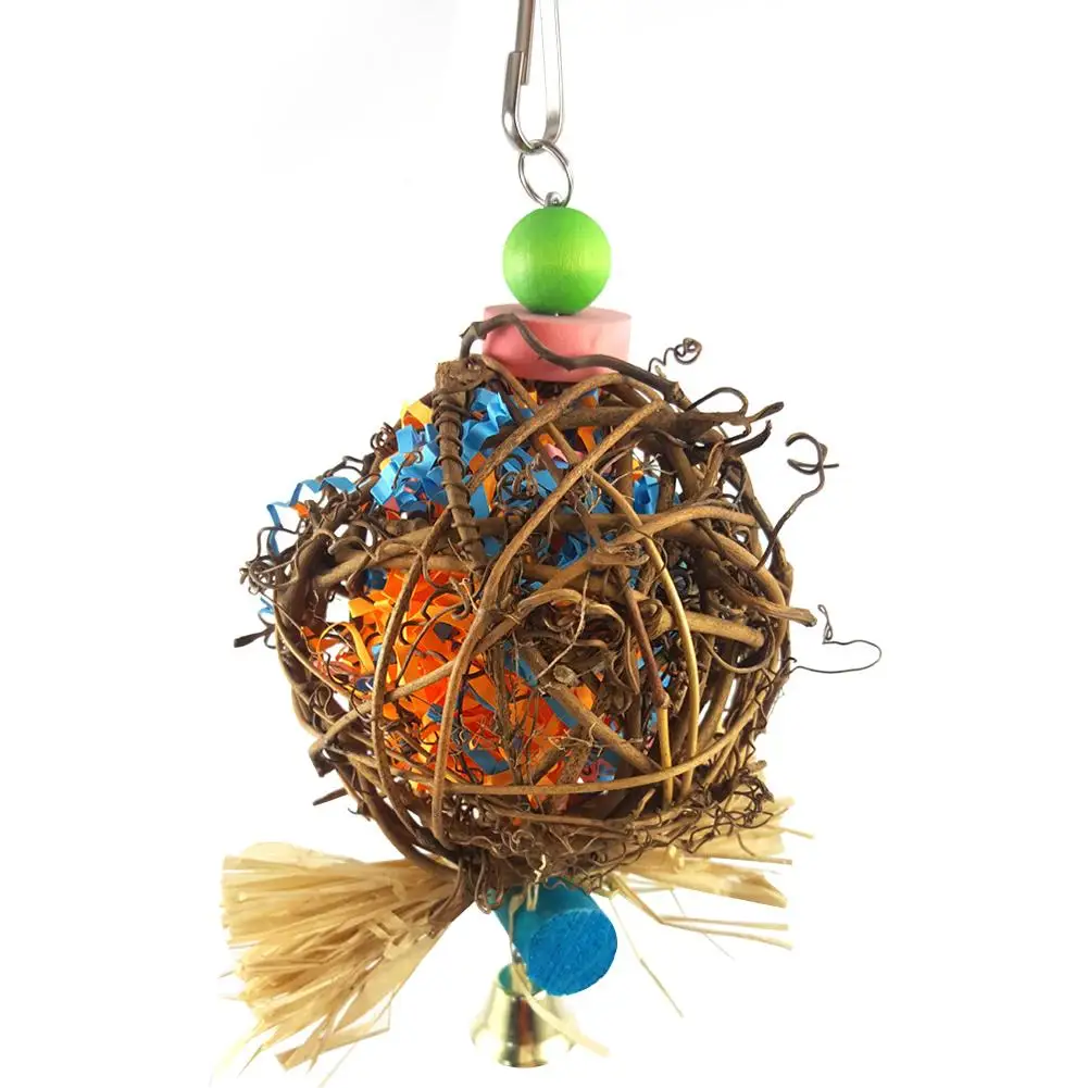 Игрушка в виде птицы попугаев|Игрушки для птиц| |