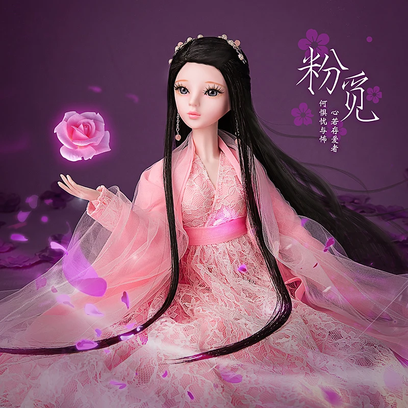 60 см ручная работа 1/3 Bjd куклы FUYAO/JINMI/белая змея большой соединенный Китайский