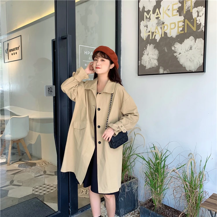 

2019 new autumn winter women fashion casual Long sleeve Coats