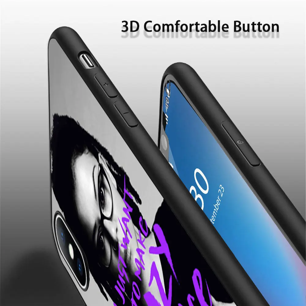 Один из добрых черных телефонных чехлов для iPhone 11 Pro Max XR XS 5S 6S 7 8 Plus мягкий чехол