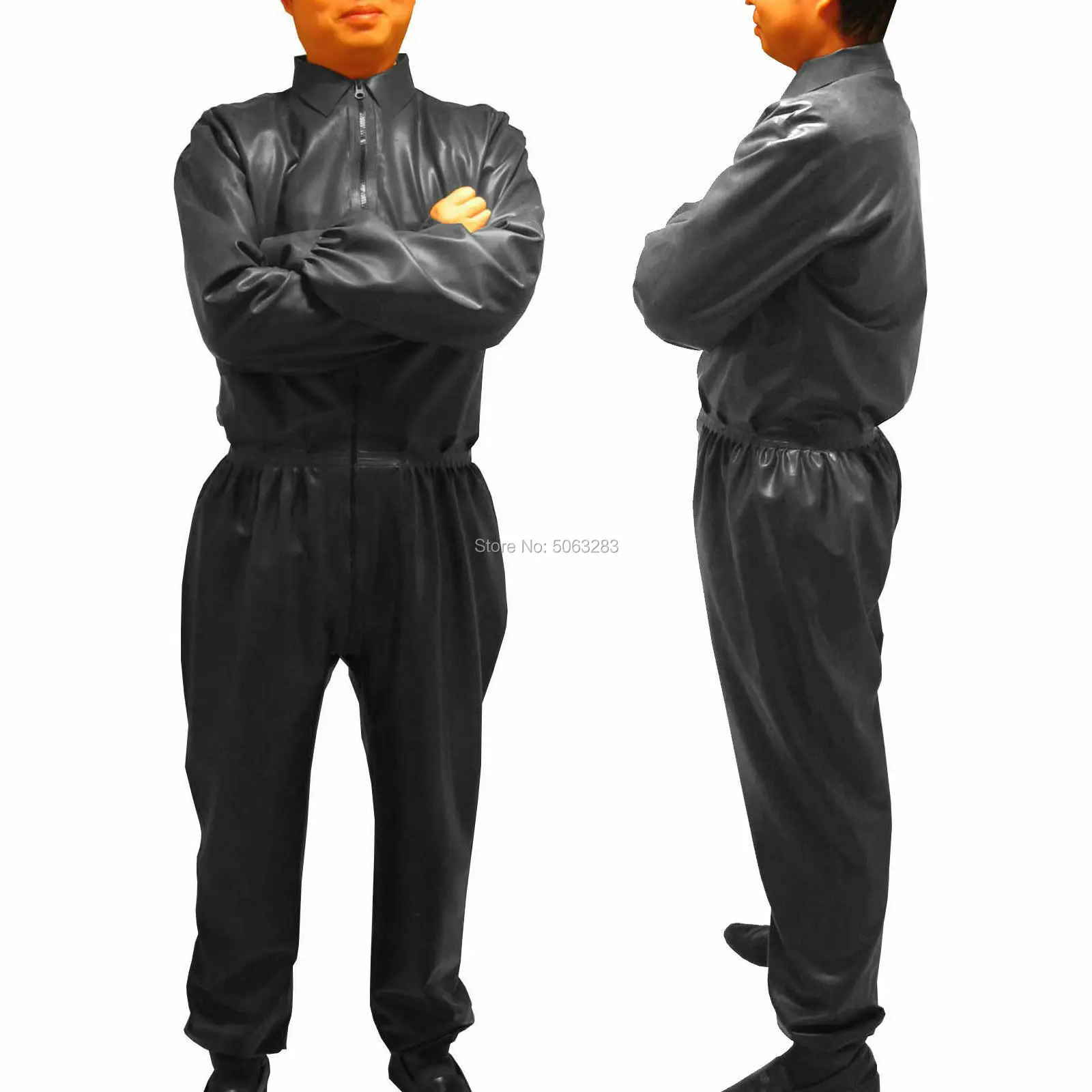 100% латексная одежда ручной работы резиновый костюм Tanksuit латексный |