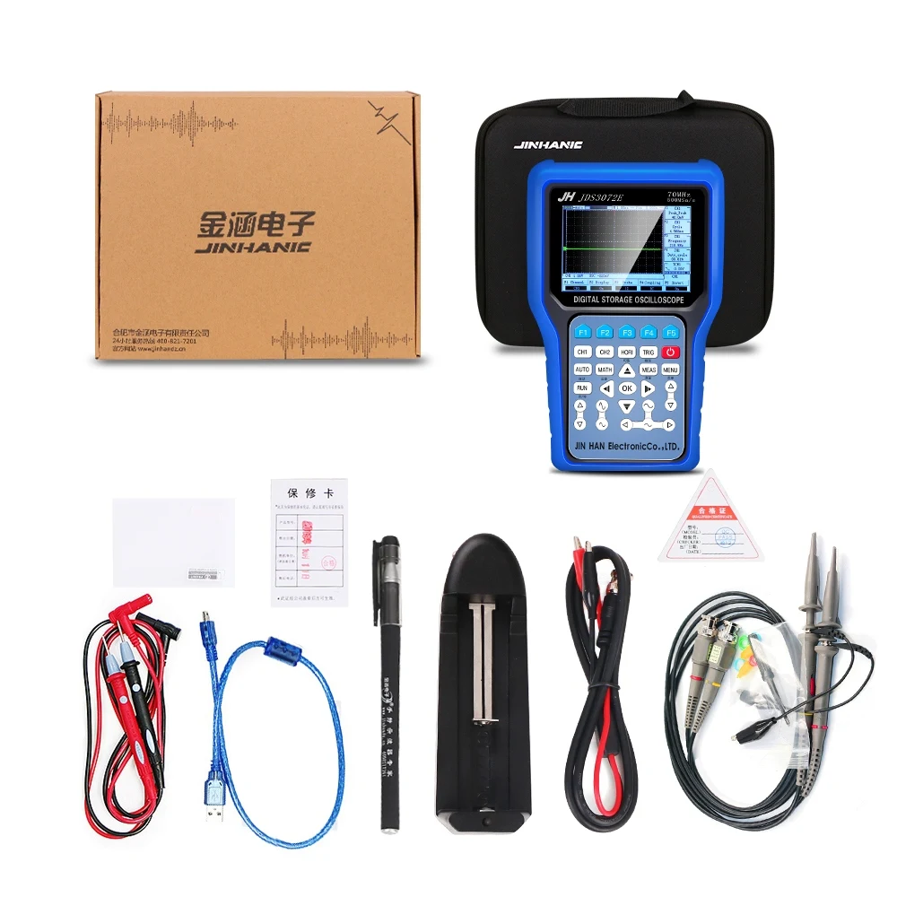 Jinhan Handheld Oscilloscope JDS3051A JDS3072E JDS3082A 6000 US Portable Counting Multimeter Electronic Measuring Instrument | Инструменты