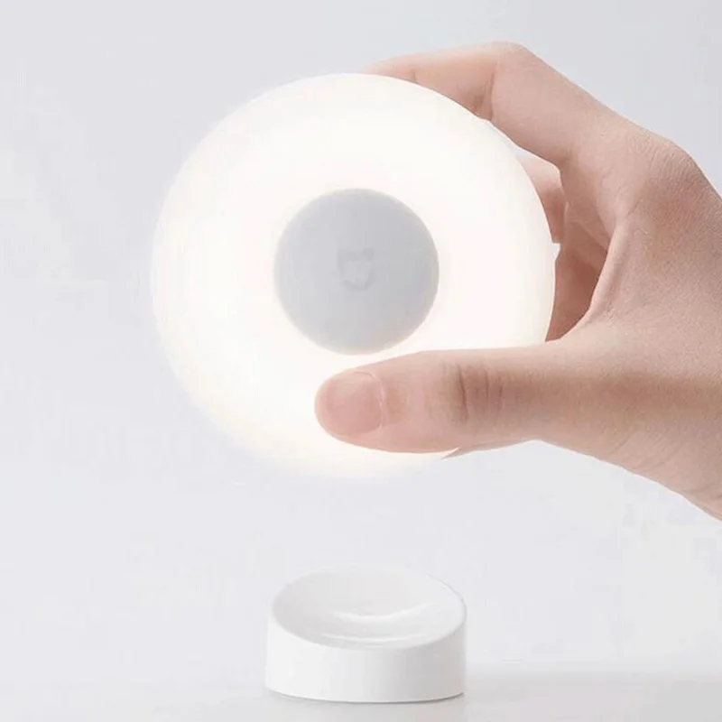 Новый светодиодный индукционный ночник Xiaomi Mijia с 2 лампами регулируемая яркость