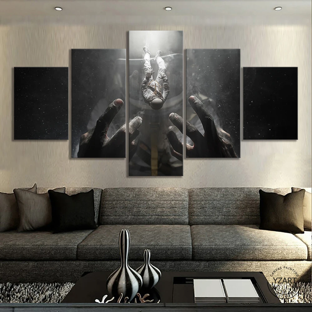 

Цифровое искусство астронавт картина маслом холст искусство космический плакат настенный Декор Картины Абстрактная Настенная картина дом...