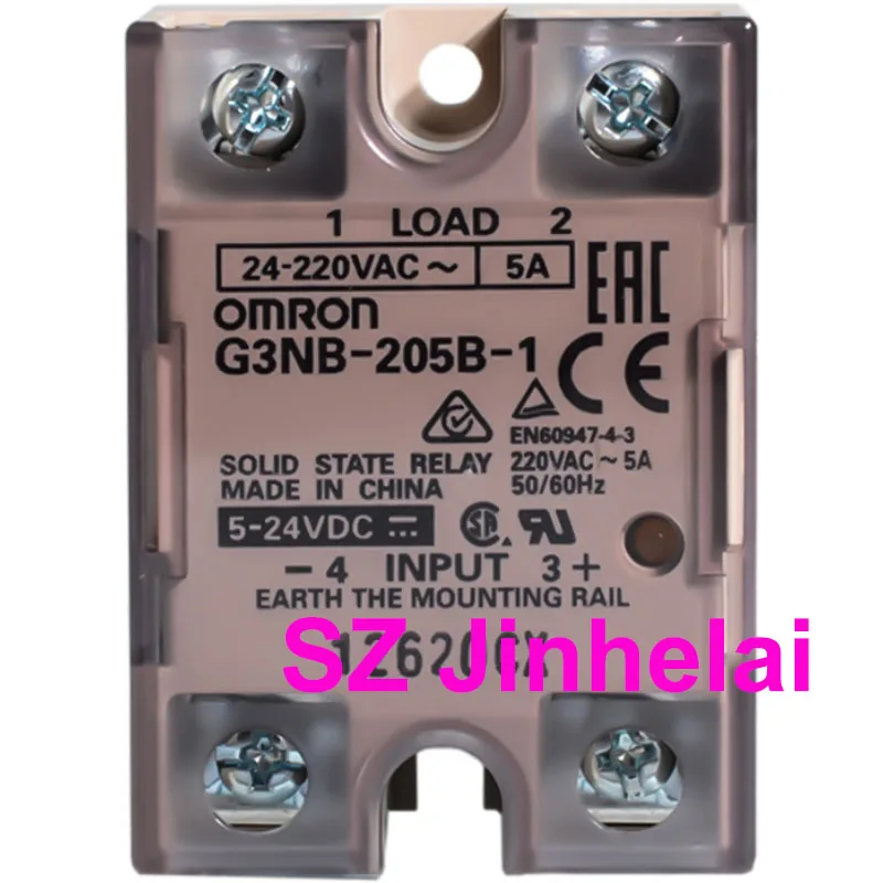 

OMRON G3NB-205B-1 подлинный оригинальный твердотельные реле 5A 5-24VDC