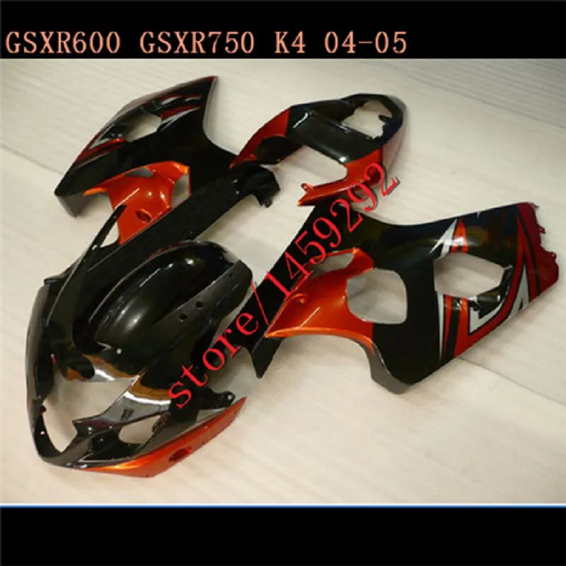 

Fairing kit for GSXR600 750 04 05 mold GSXR600 750 2004 2005 GSXR600 GSXR750 04 05 GSXR600 750 K4 red black Fairing