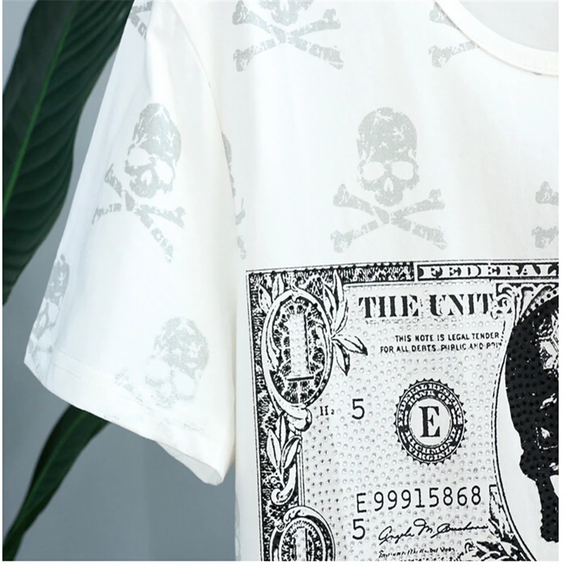

high quality Money T Shirt Cotton O-Neck Short Sleeve Printed men 2020 new