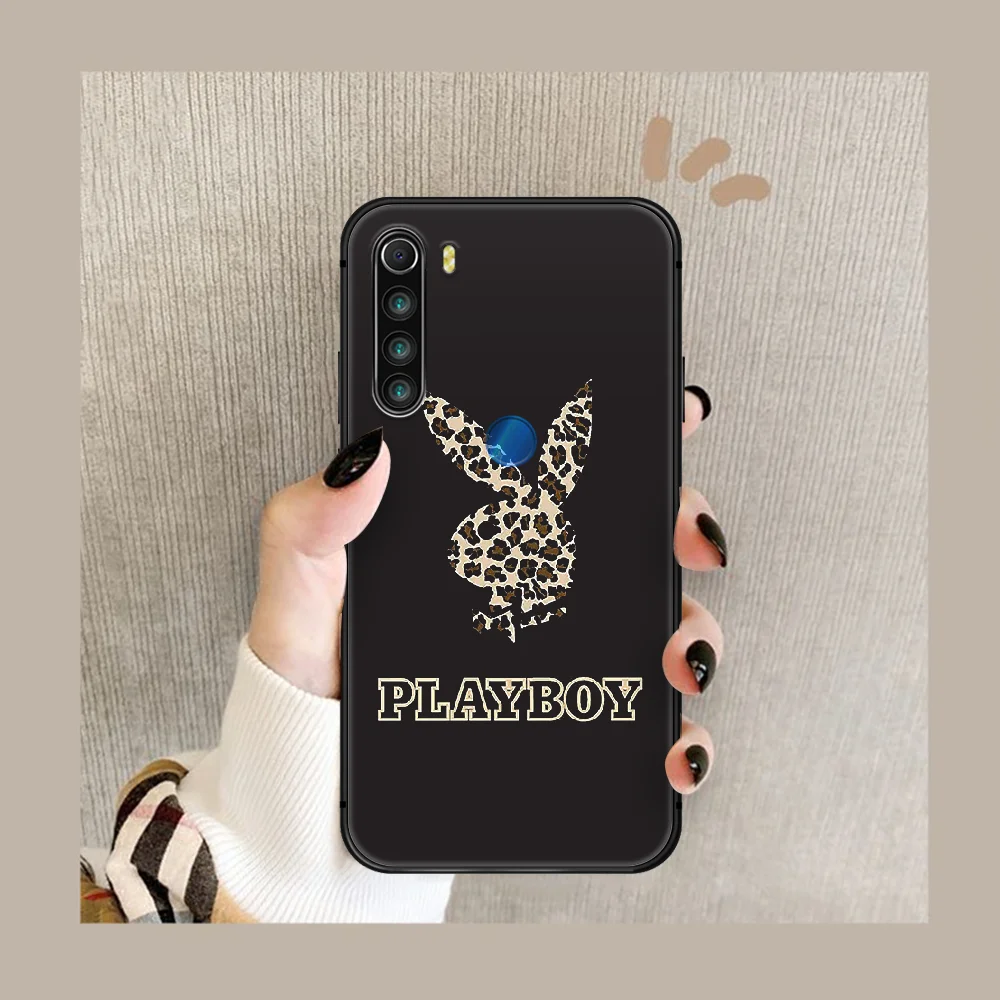

Motirunner Playboy Phone Case For XIAOMI Redmi Note 5 7 8 T 9 6A 7A 8A 9S K 20 30 Pro black Bumper 3D Waterproof Soft Cell