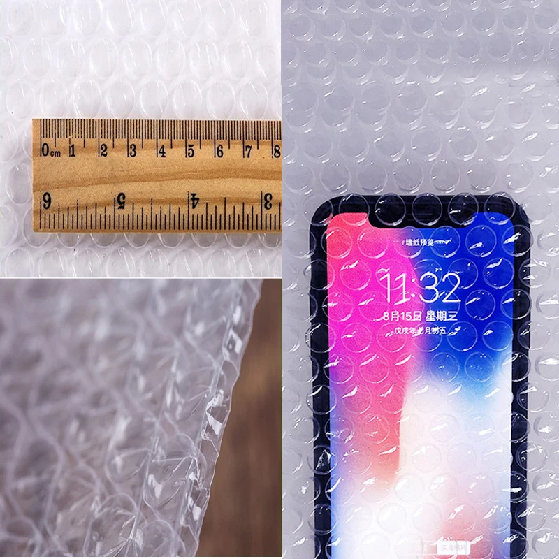 Ударопрочная пузырчатая пленка упаковка рулон бумаги двойной слой облегчение