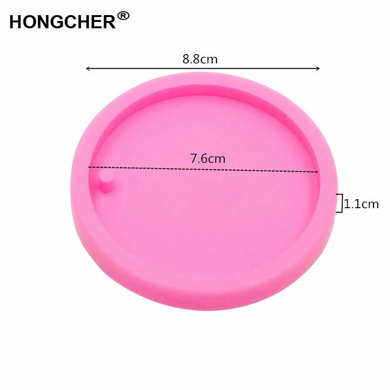 Новая круглая форма Европейская и американская мода кулон прессформа кольцо для